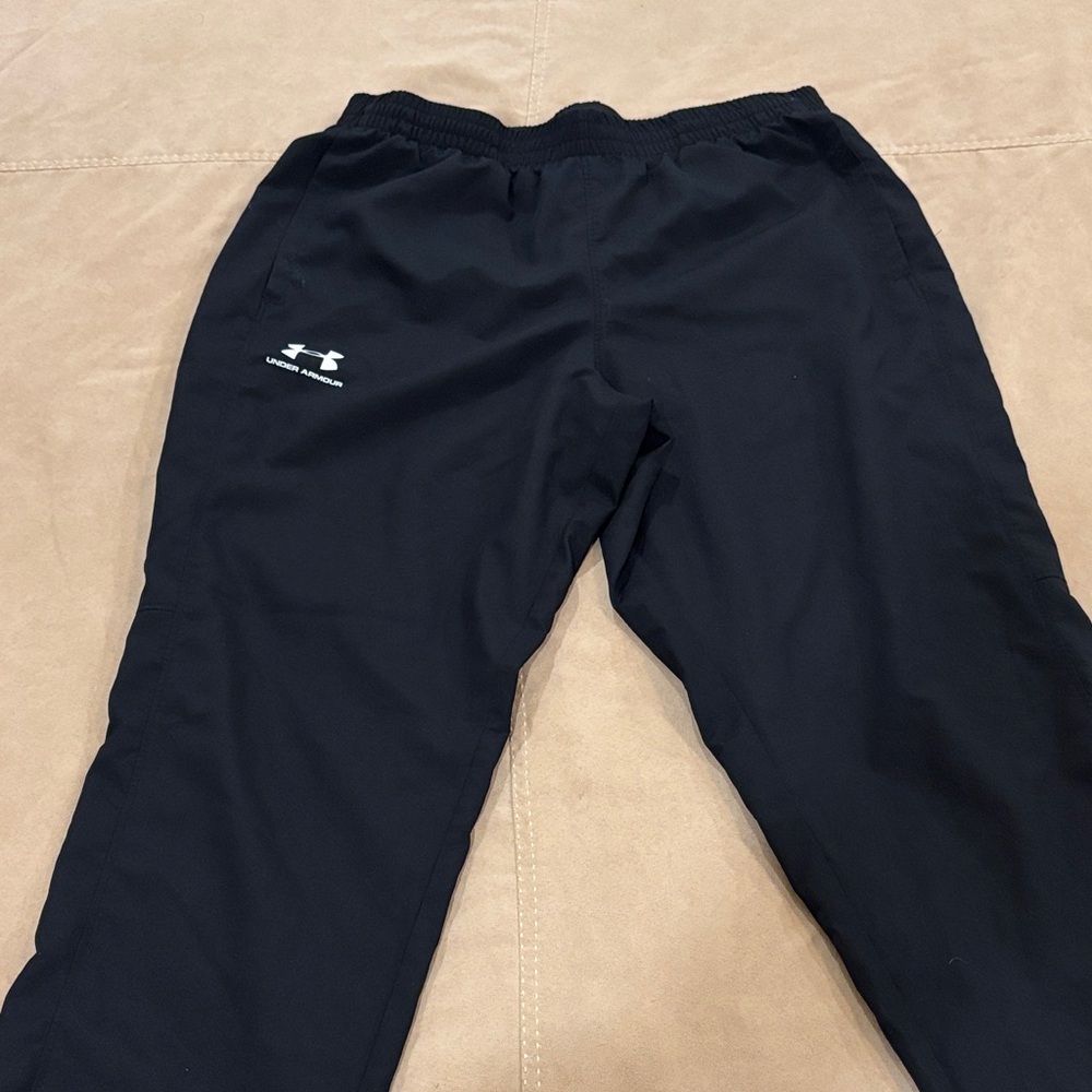 Under Armour Black Athletic Pants with Logo